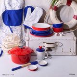 ディズニー ボンボヤージュコレクション キャストアイアン 両手鍋20cm+ミトンセット