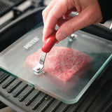 スクエアグリルパン 24cm RED