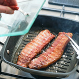 スクエアグリルパン 24cm RED