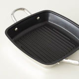 スクエアグリルパン 24cm RED