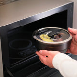 Anyday 16cm 深型ディッシュ ブラック レシピブック付き