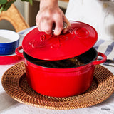 ディズニー ボンボヤージュコレクション キャストアイアン 両手鍋20cm+ミトンセット