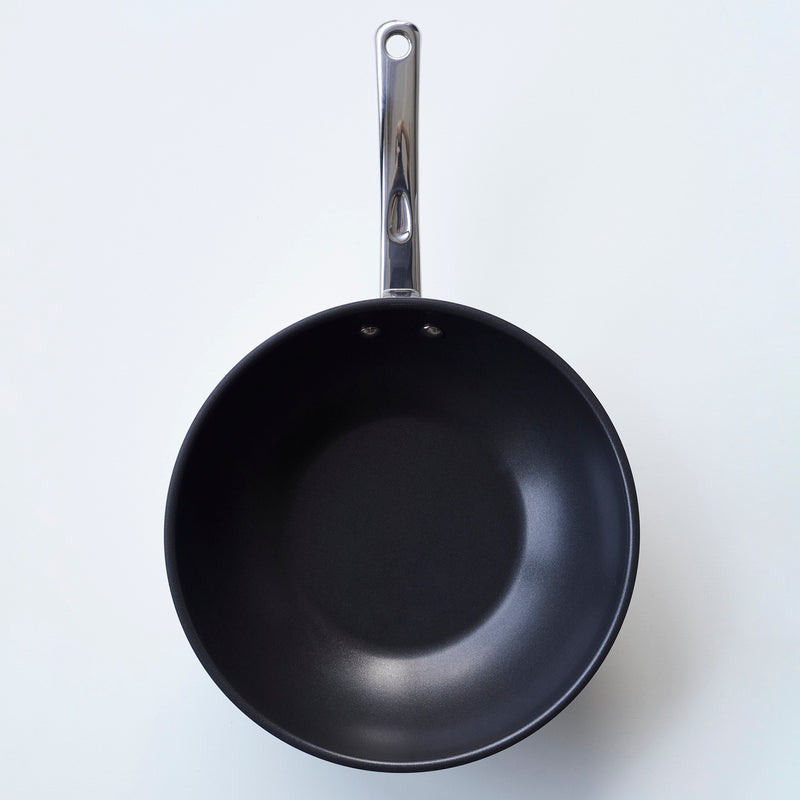 マキシム深型フライパン26㎝＋ガラス蓋＋蒸しラック【金萬福氏監修 レシピ付き】